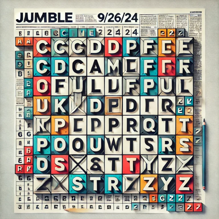 jumble 9/26/24